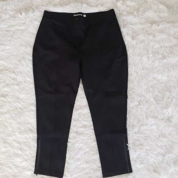Betabrand Pants - SOLD Betabrand Womens Dress Yoga Pants XLP Black Straight Pocket Stretch Ponte